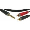 Klotz AY3-0100 kabel 1m 2x chinch - jack stereo